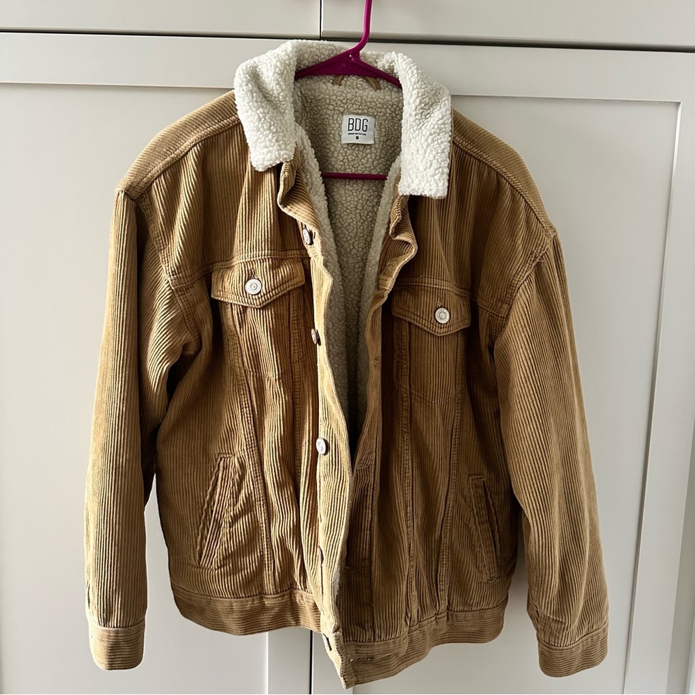 BDG corduroy Sherpa lined jacket,
